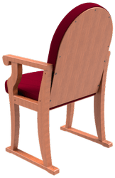 Изображение кресла из натурального дерева