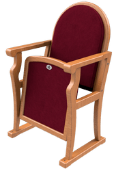 Кресло Форвард с деревянным обкладом.
