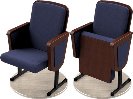 Театральное кресло Классик-10 на усилинном каркасе.