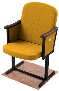 Кресло для актового зала Рим-3